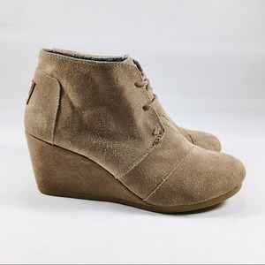 Toms Suede Wedge